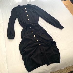 Who What Wear Black Sweater Dress
